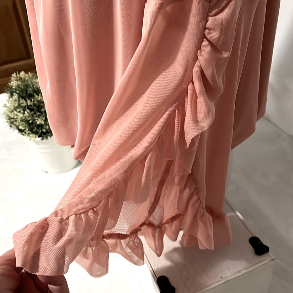 Freshman Blouse Sz Med NWOT blush color bin26